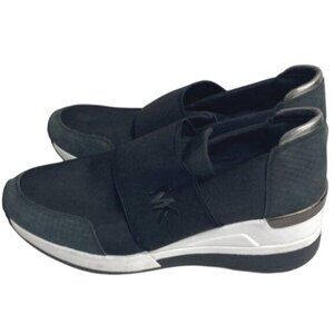 Michael Kors Black Slip-On Sneakers‎ 8M Womens Designer Shoes
